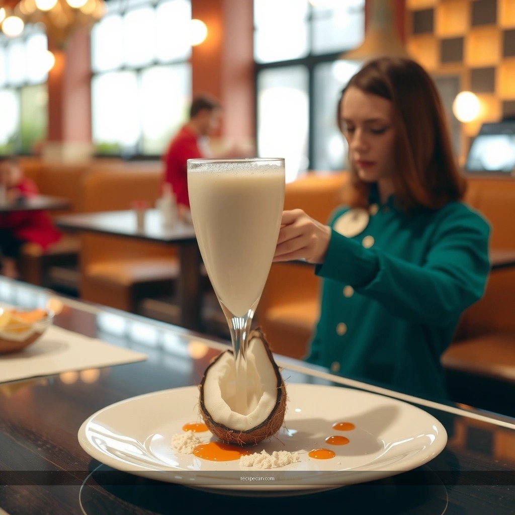 Coconut Milkshake - coconut milkshake recipe