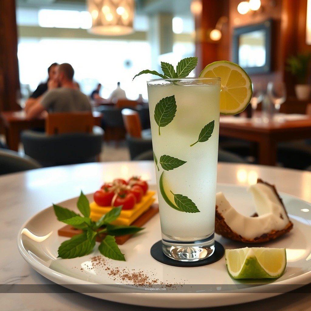 Coconut Mojito - simple coconut mojito recipe