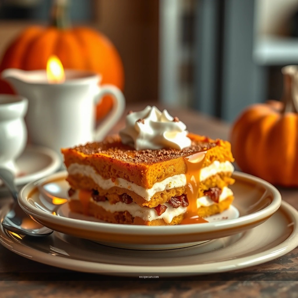 Coffee and Pumpkin Layering Base - recipe for pumpkin tiramisu