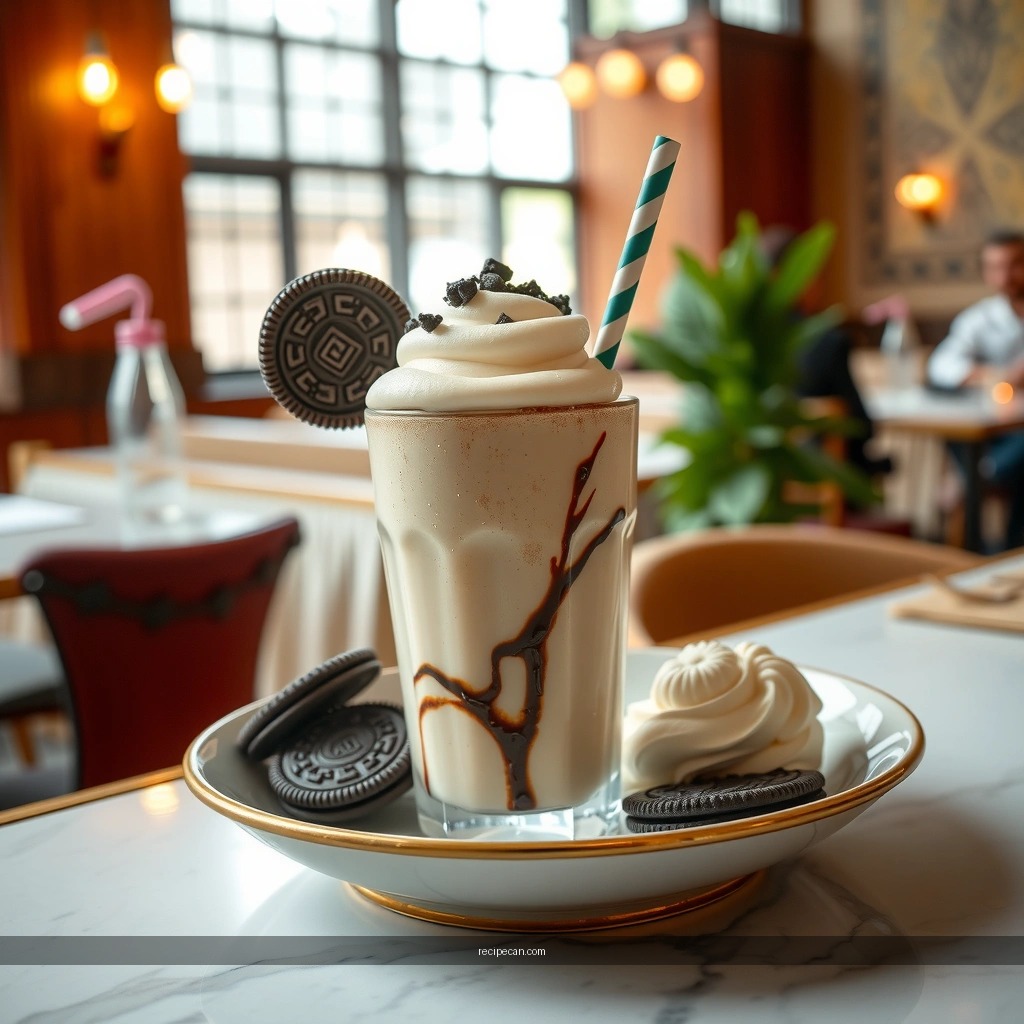 Cookies and Cream Milkshake - cookies and cream milkshake recipe