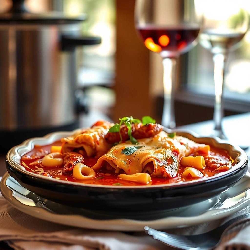 Cooking Prep - lasagna soup crockpot recipe