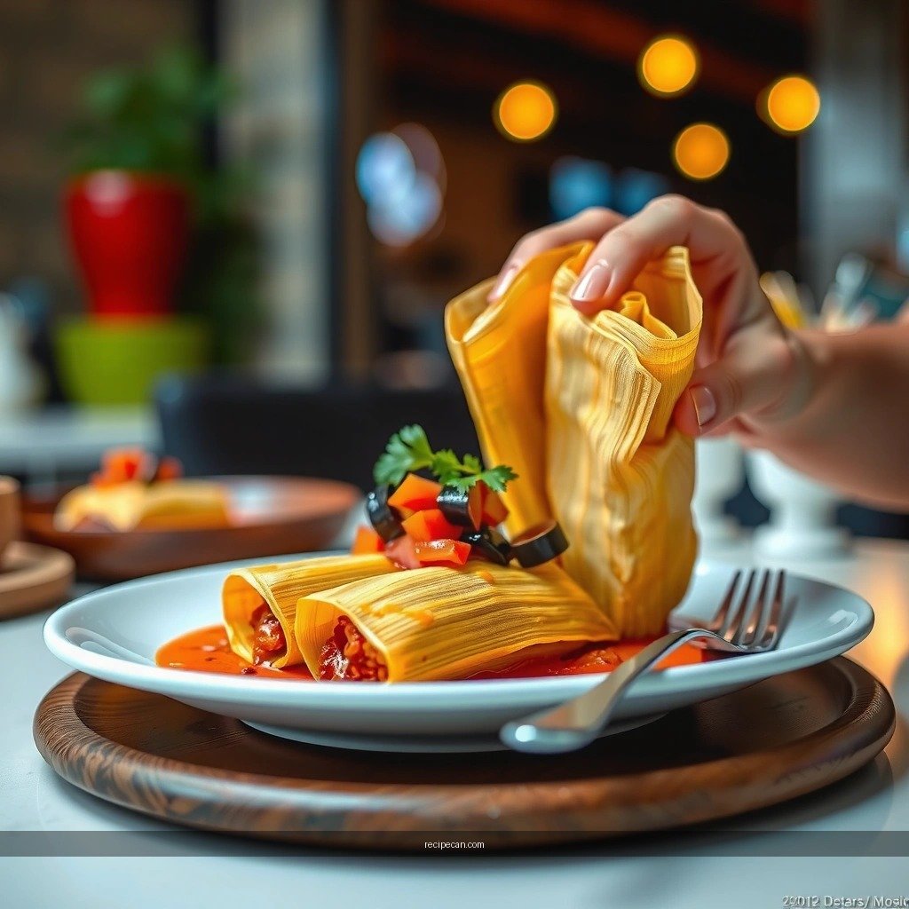 Corn Husks - recipe of tamales