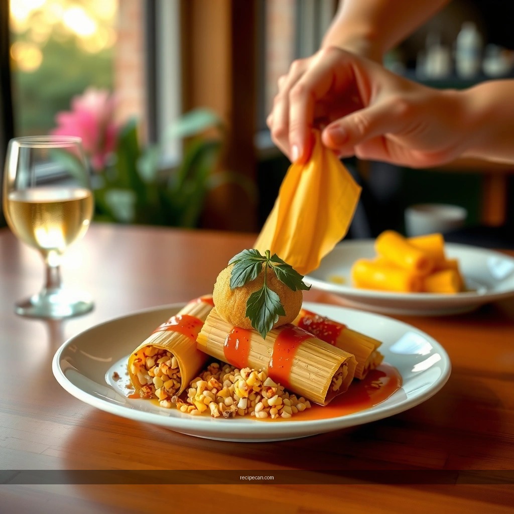 Corn Husks - recipe for tamales using maseca