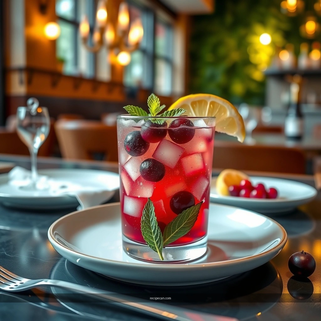 Cranberry Mojito - cranberry mojito recipe