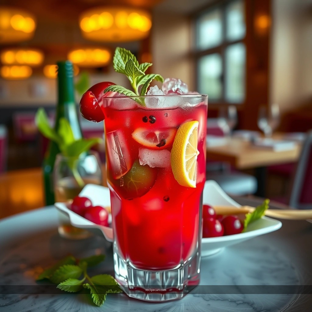 Cranberry Mojito - cranberry mojito recipe