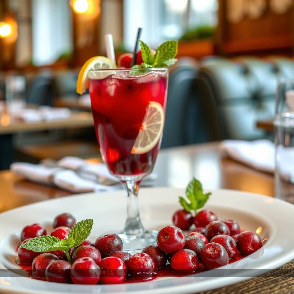 Cranberry Mojito Base - cranberry mojito drink recipe