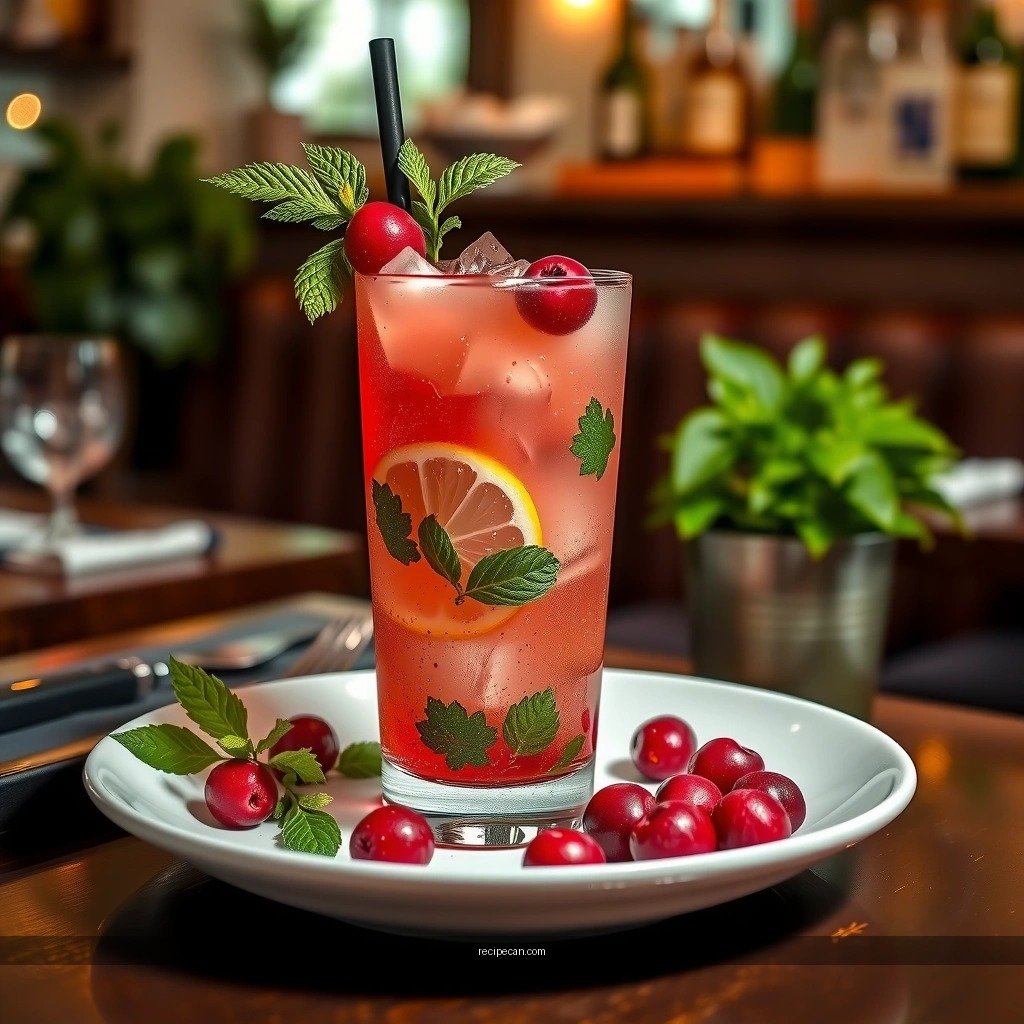 Cranberry Options - mojito cranberry recipe