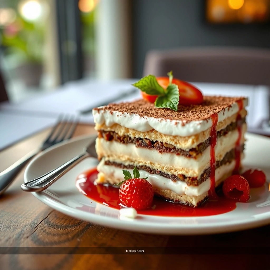 Cream Layer - tiramisu recipe no mascarpone