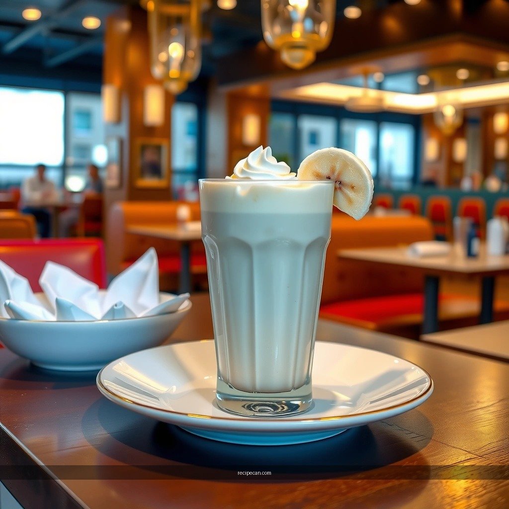Creaminess - recipe for banana milkshake
