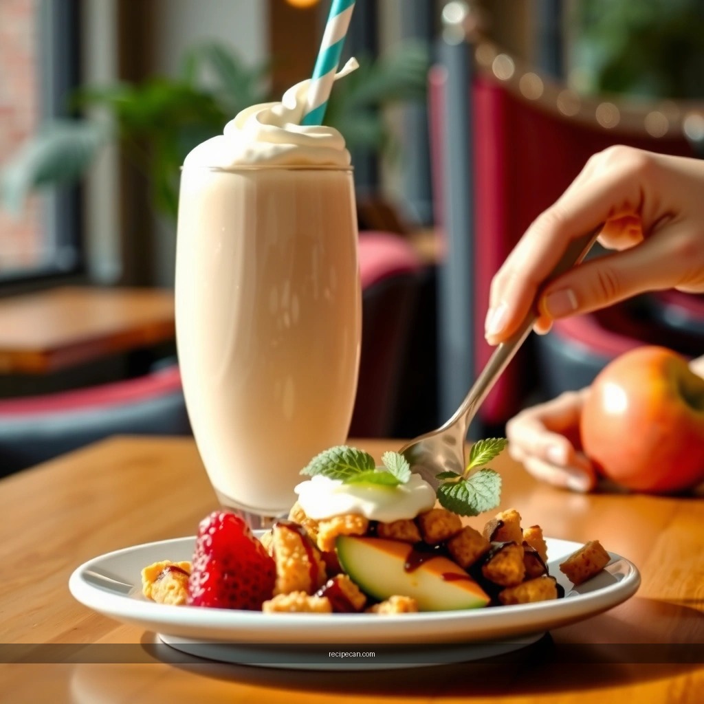 Creamy - healthy milkshake recipe