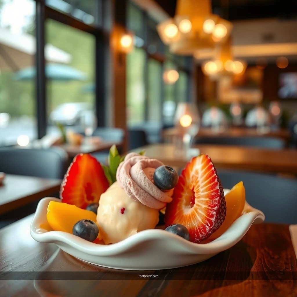 Creamy Base - ice cream with fruits recipe