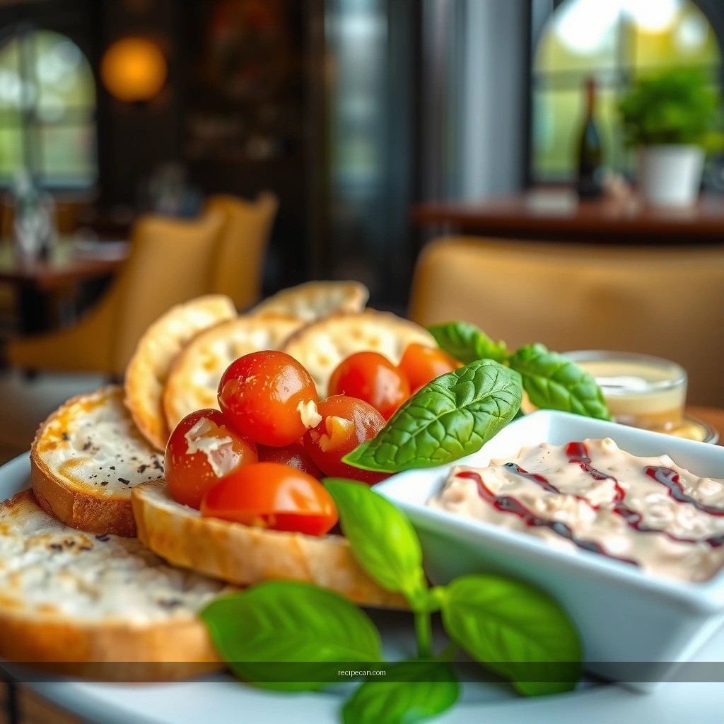 Creamy Bruschetta Dip - bruschetta dip recipe