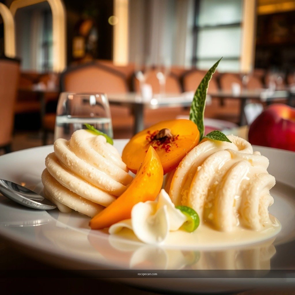 Creamy Egg-Free Custard - peach ice cream recipe without eggs