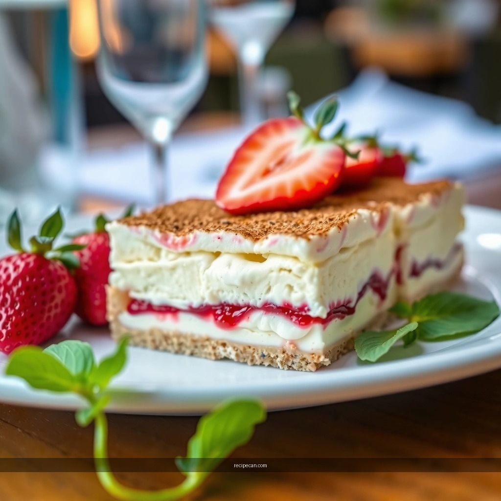 Creamy Mascarpone Filling - tiramisu with strawberries recipe