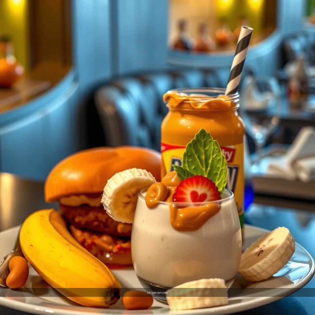 Creamy Texture - peanut butter banana milkshake recipe