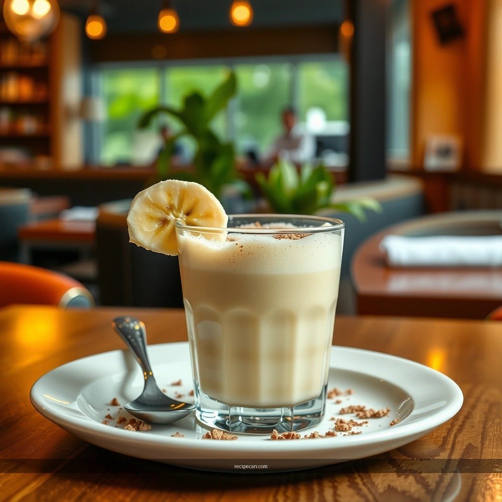 Creamy Texture - simple banana milkshake recipe