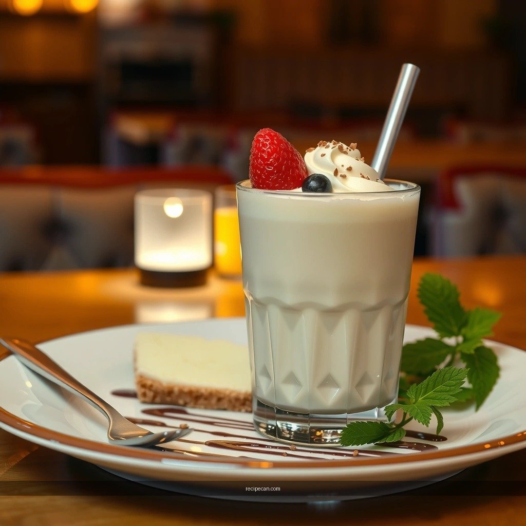 Creamy Texture - cheesecake milkshake recipe
