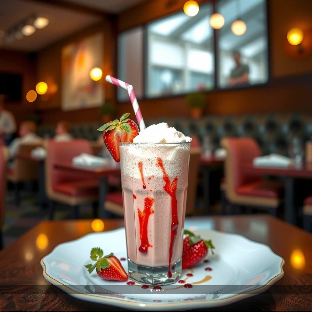 Creamy Thickener - strawberry milkshake recipe without ice cream