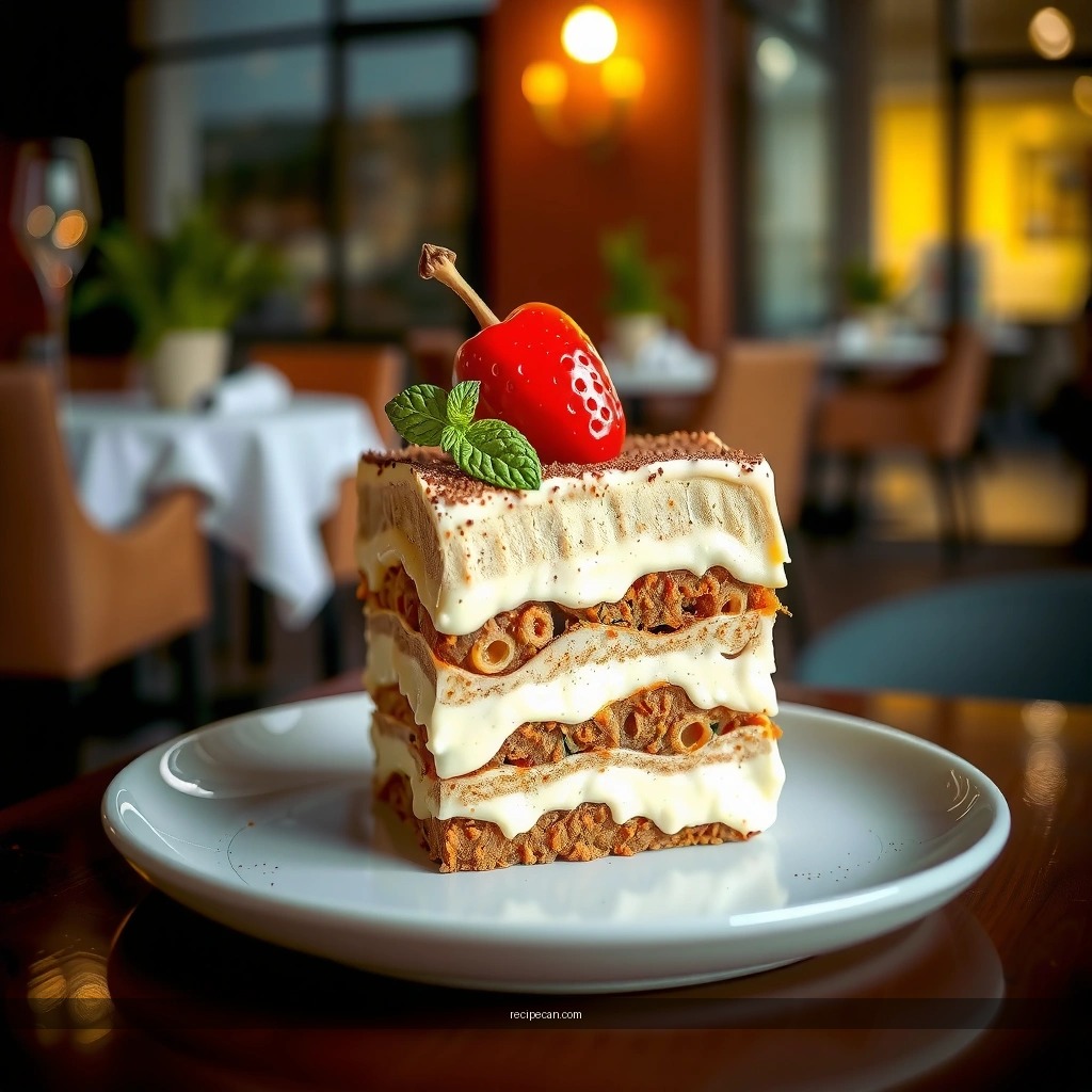 Creamy Vegetarian Filling - tiramisu vegetarian recipe