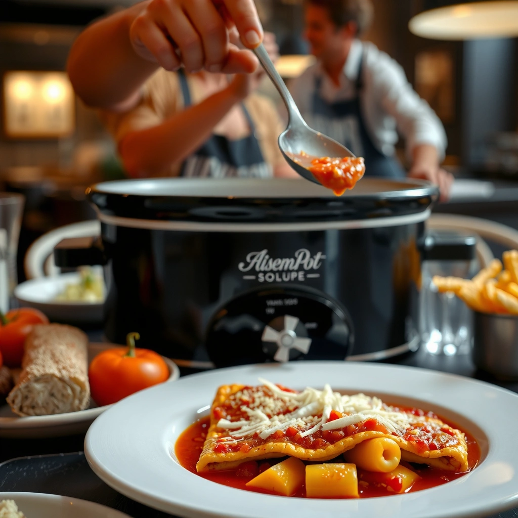 Crock Pot Lasagna Soup - lasagna soup recipe crock pot