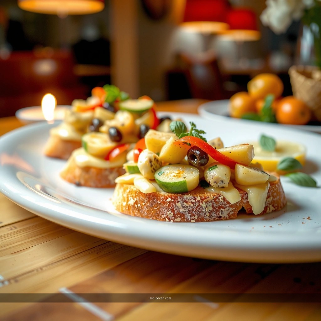 Crostini - artichoke bruschetta recipe