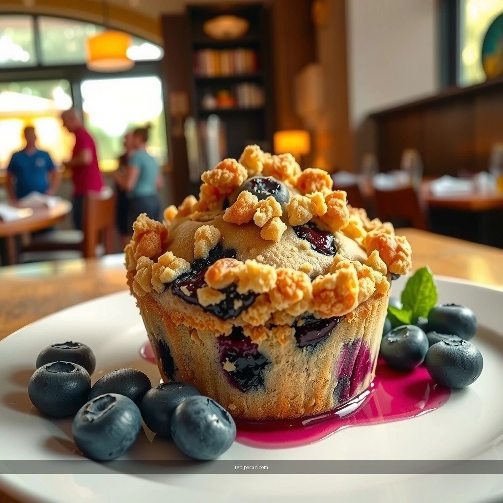 Crumble Blueberry Muffins - crumble blueberry muffin recipe