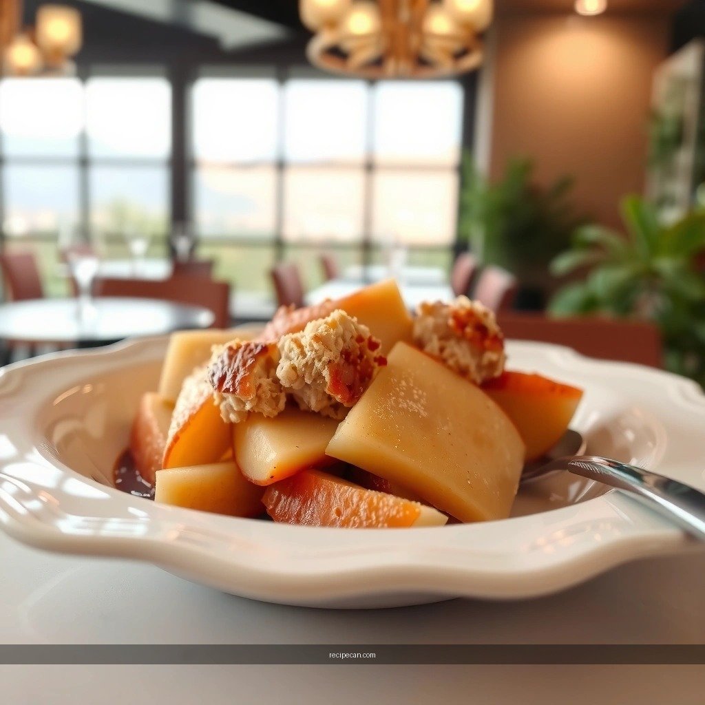 Crumble Topping - low sugar apple crumble recipe