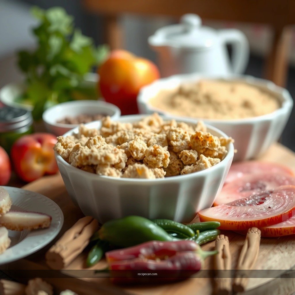 Crumble Topping - keto apple crumble recipe