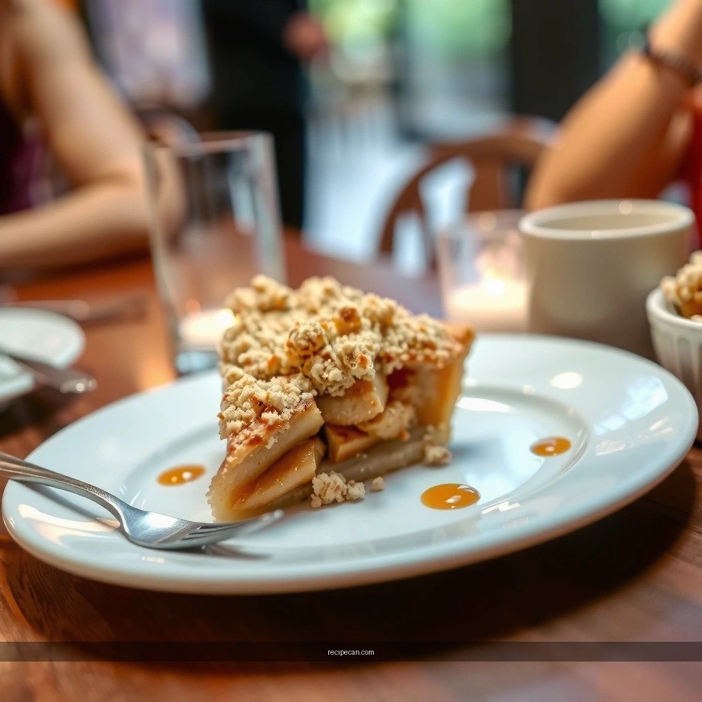 Crumble Topping - apple pie with crumble topping recipe
