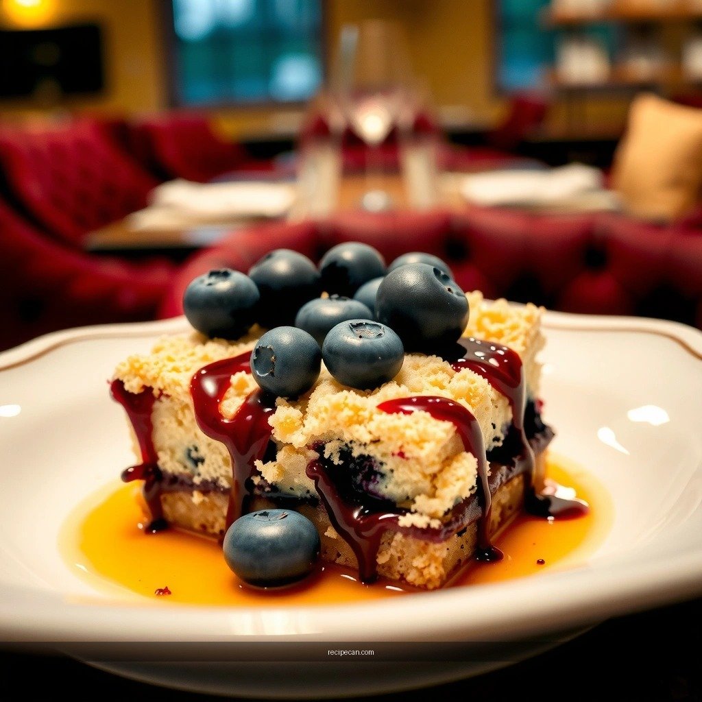 Crust and Crumble Topping - blueberry crumble bars recipe