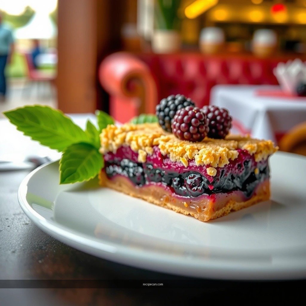 Crust Base Layer - blackberry crumble bar recipe
