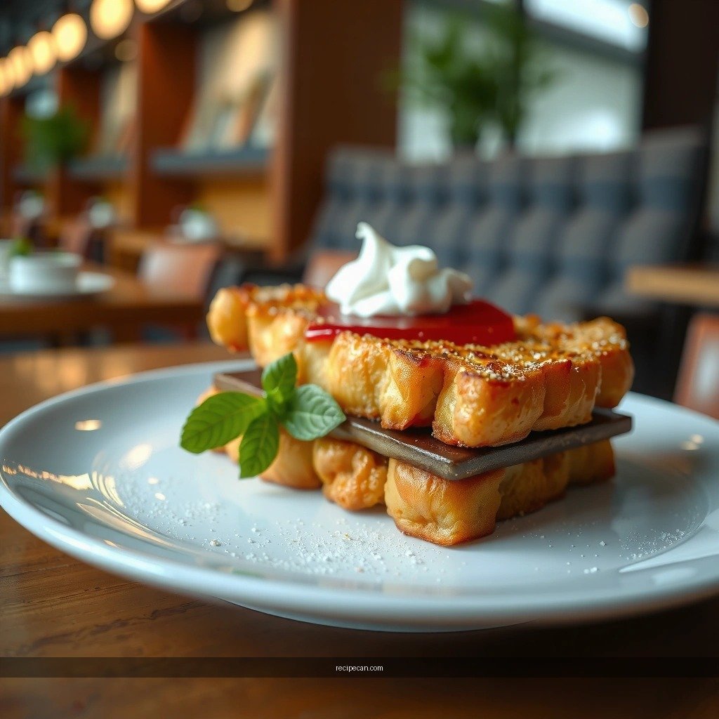 Custard - crispy french toast recipe