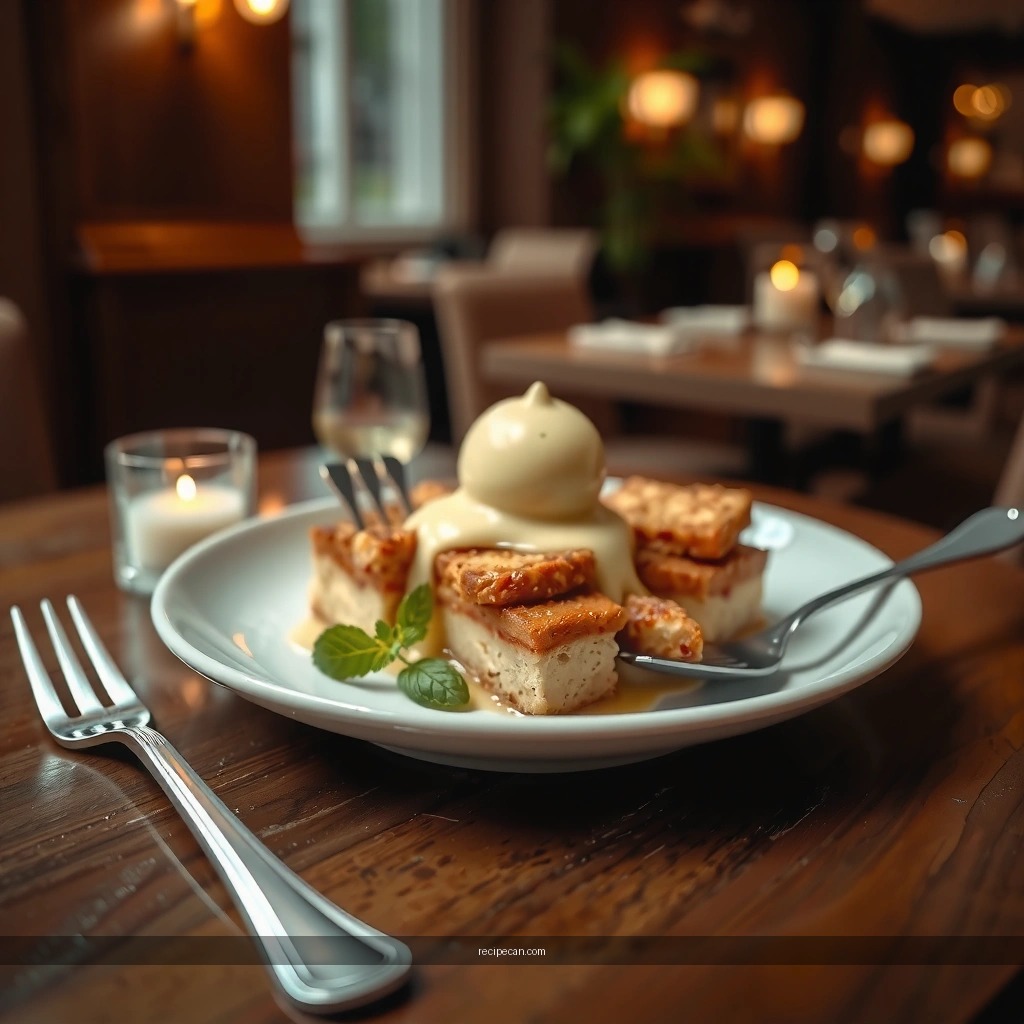 Custard Base - sourdough bread pudding recipe