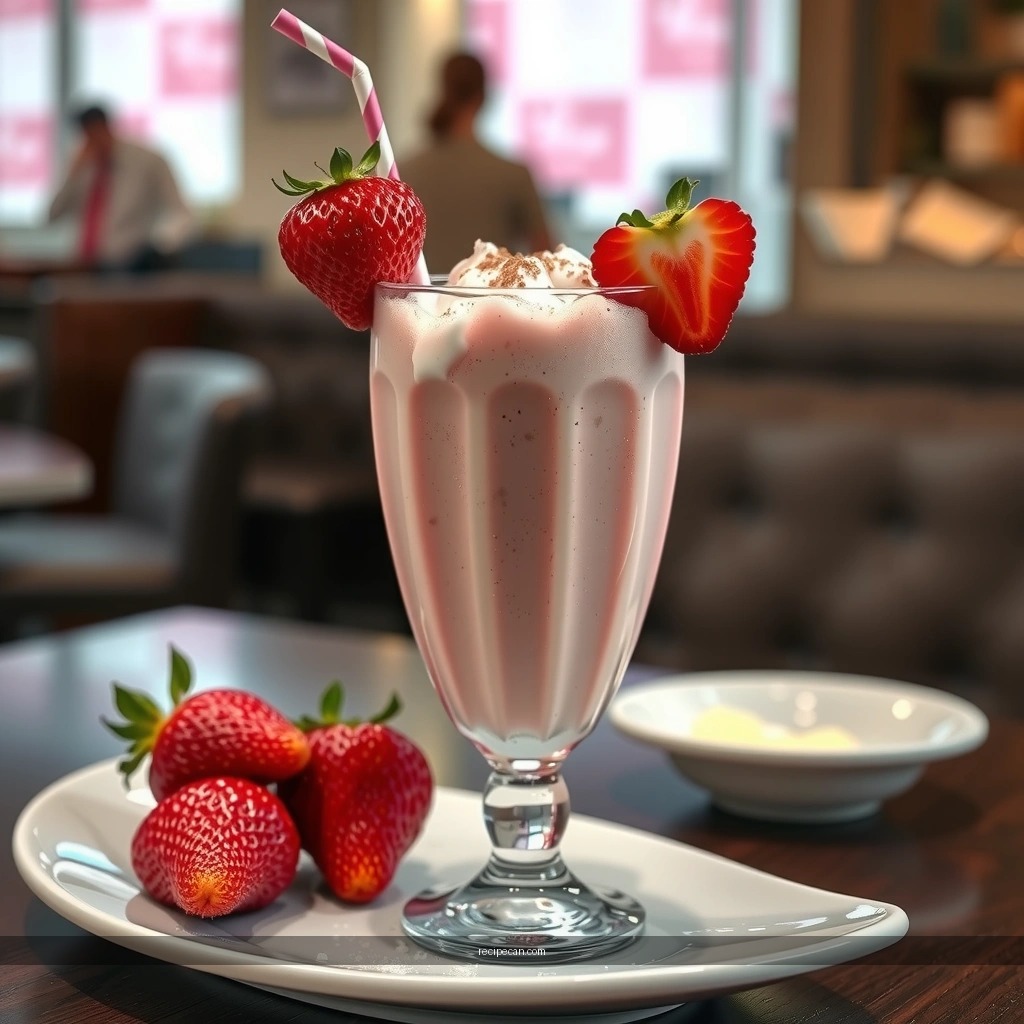 Dairy-Free Strawberry Milkshake - strawberry milkshake recipes