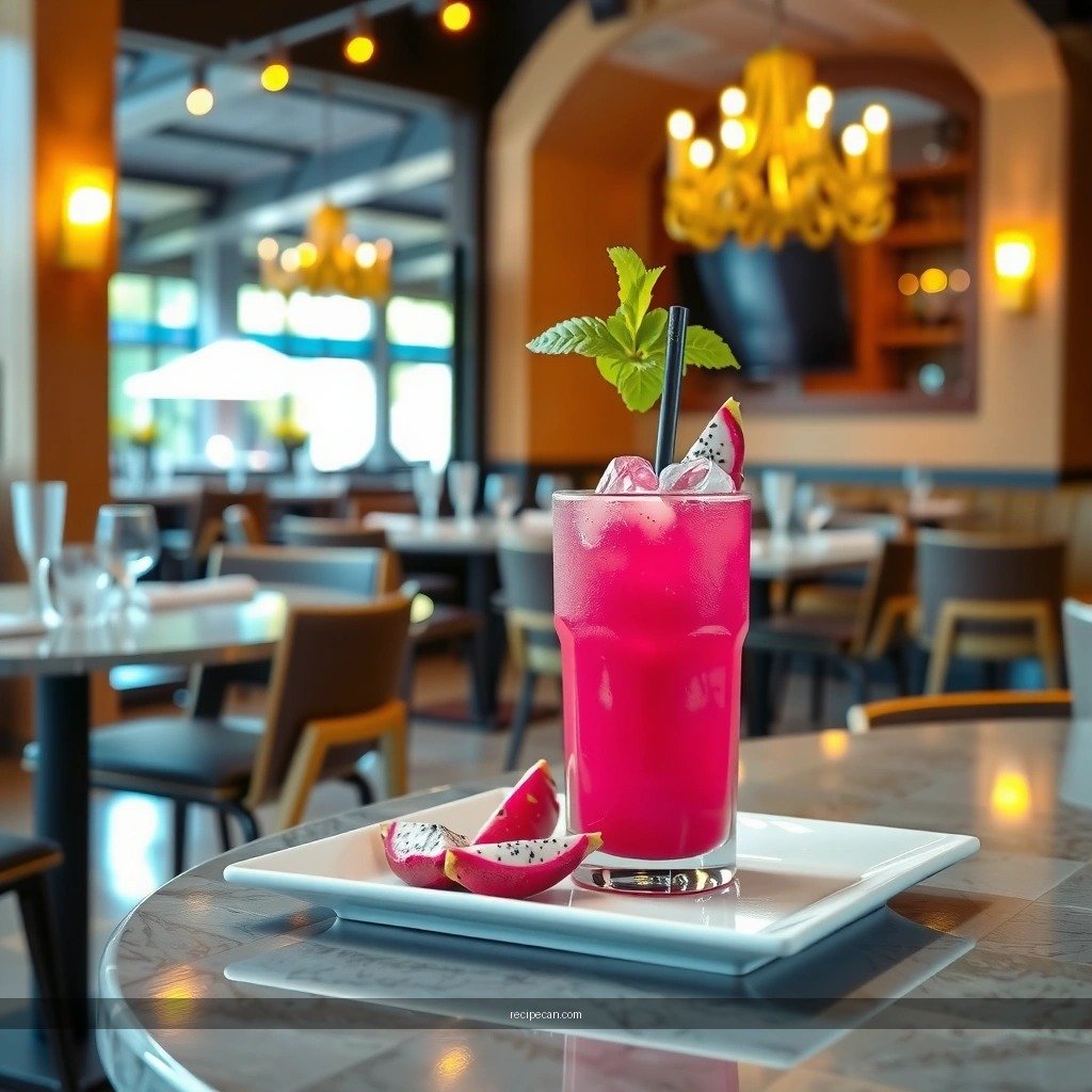 Dragon Fruit Mojito - dragon fruit mojito recipe