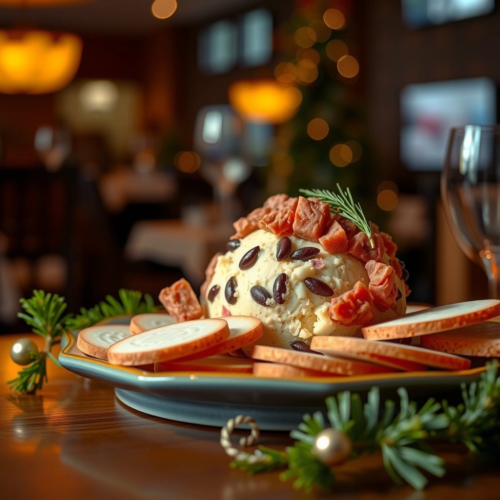 Dried Beef - cheese ball recipe with dried beef