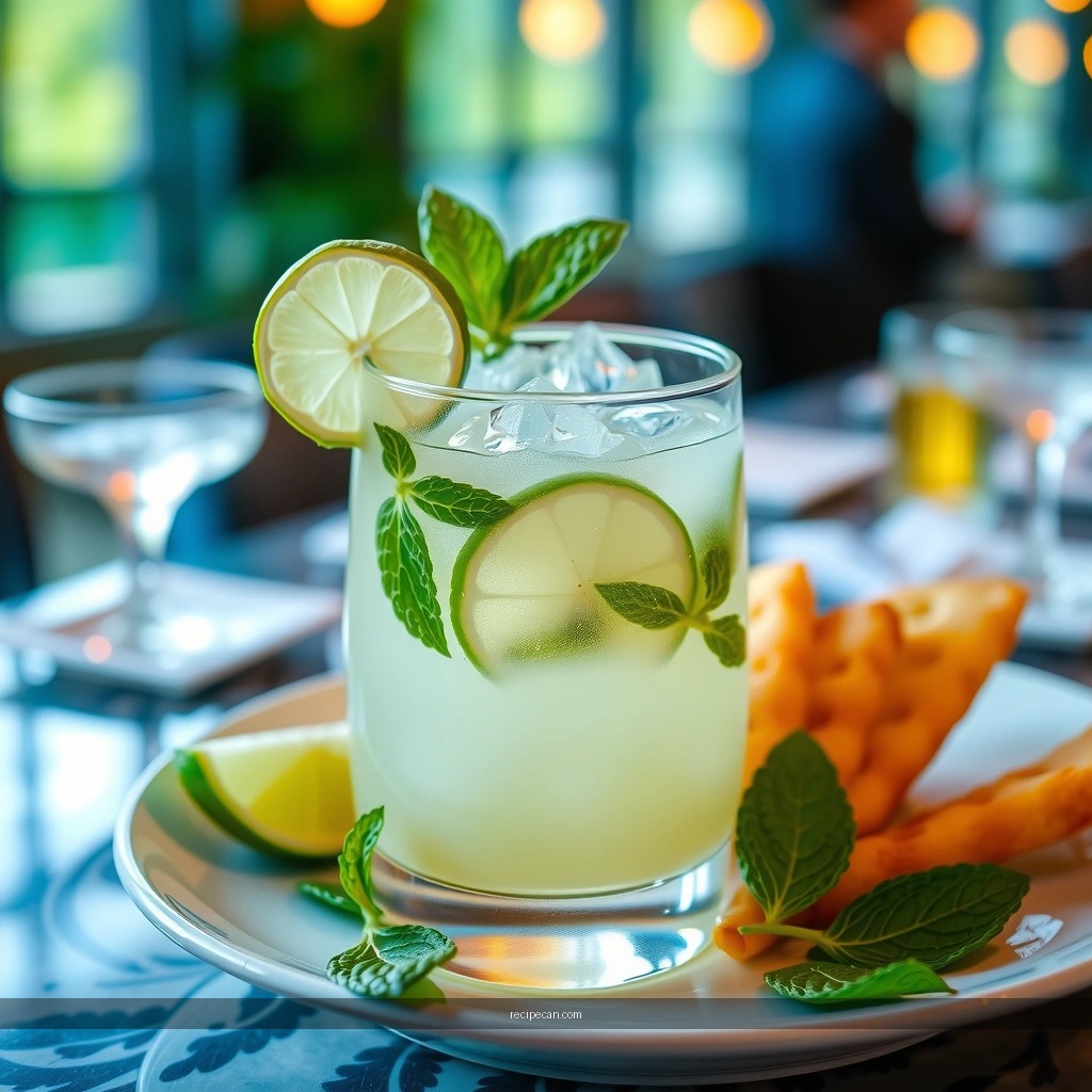 Drink - virgin mojito cocktail recipe