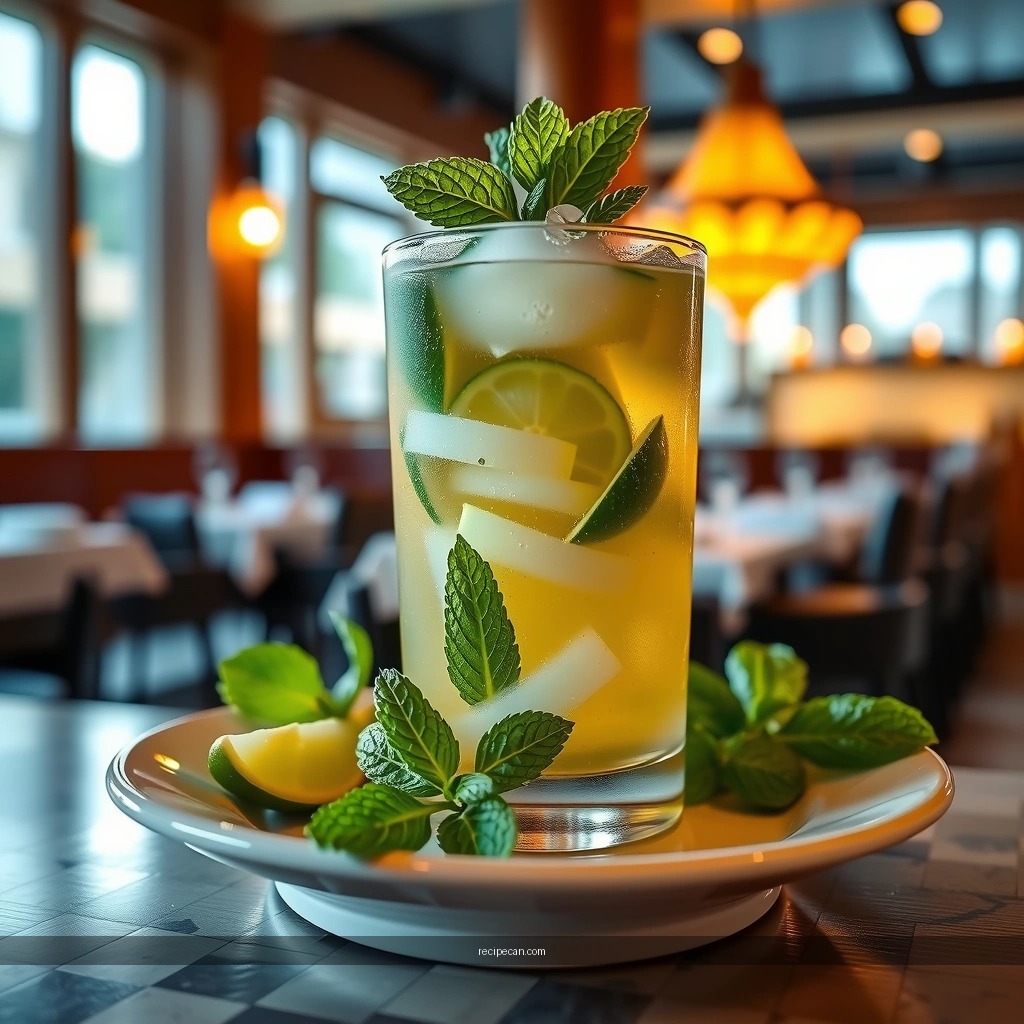 Drink - traditional mojito recipe