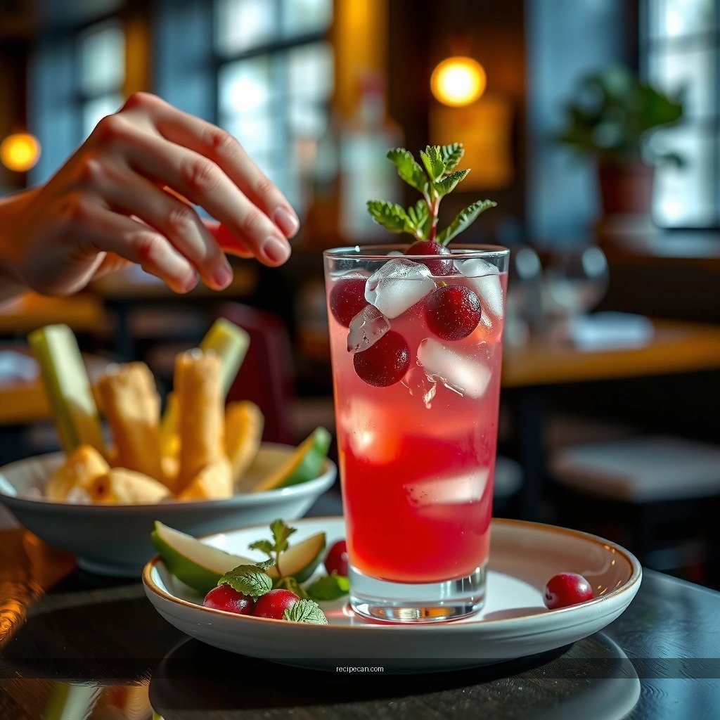 Drink - cranberry mojito drink recipe