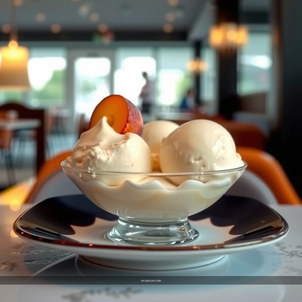 Egg-Free Base - no egg peach ice cream recipe
