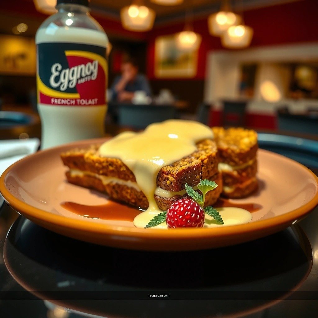 Eggnog Custard Soak - eggnog french toast recipe