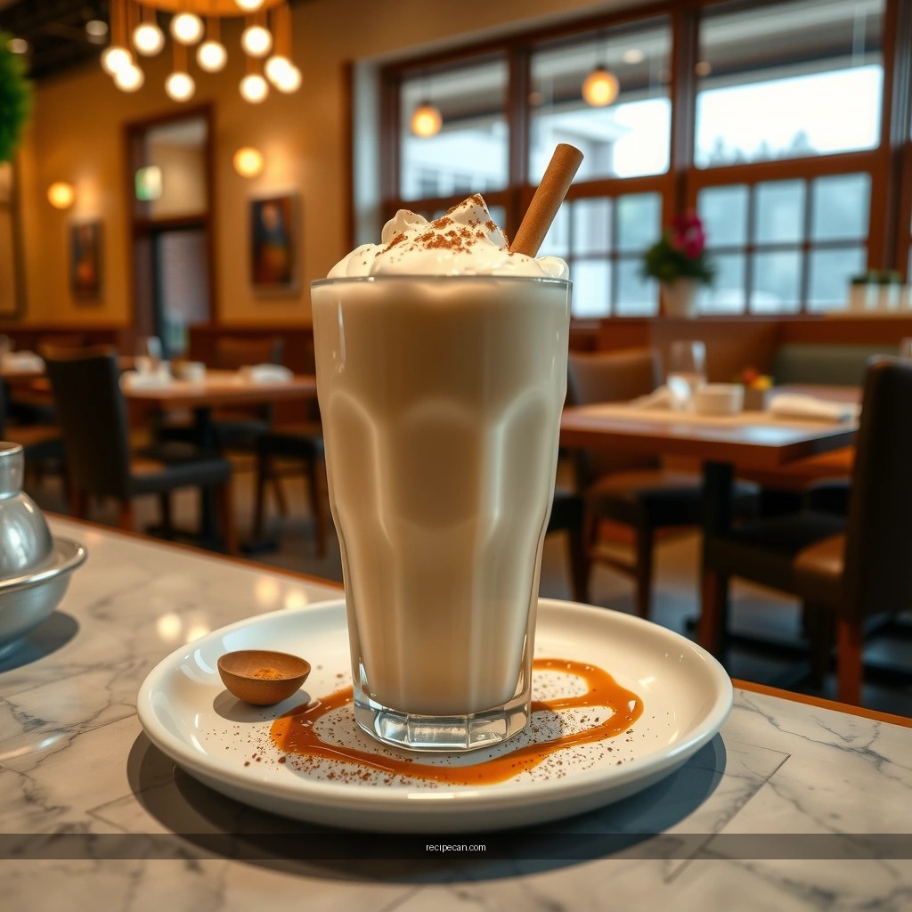 Eggnog Milkshake - eggnog milkshake recipe