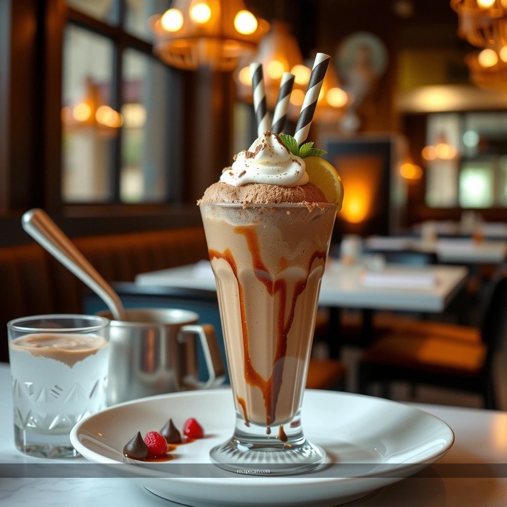 Equipment Prep Tips - chocolate milkshake with chocolate ice cream recipe