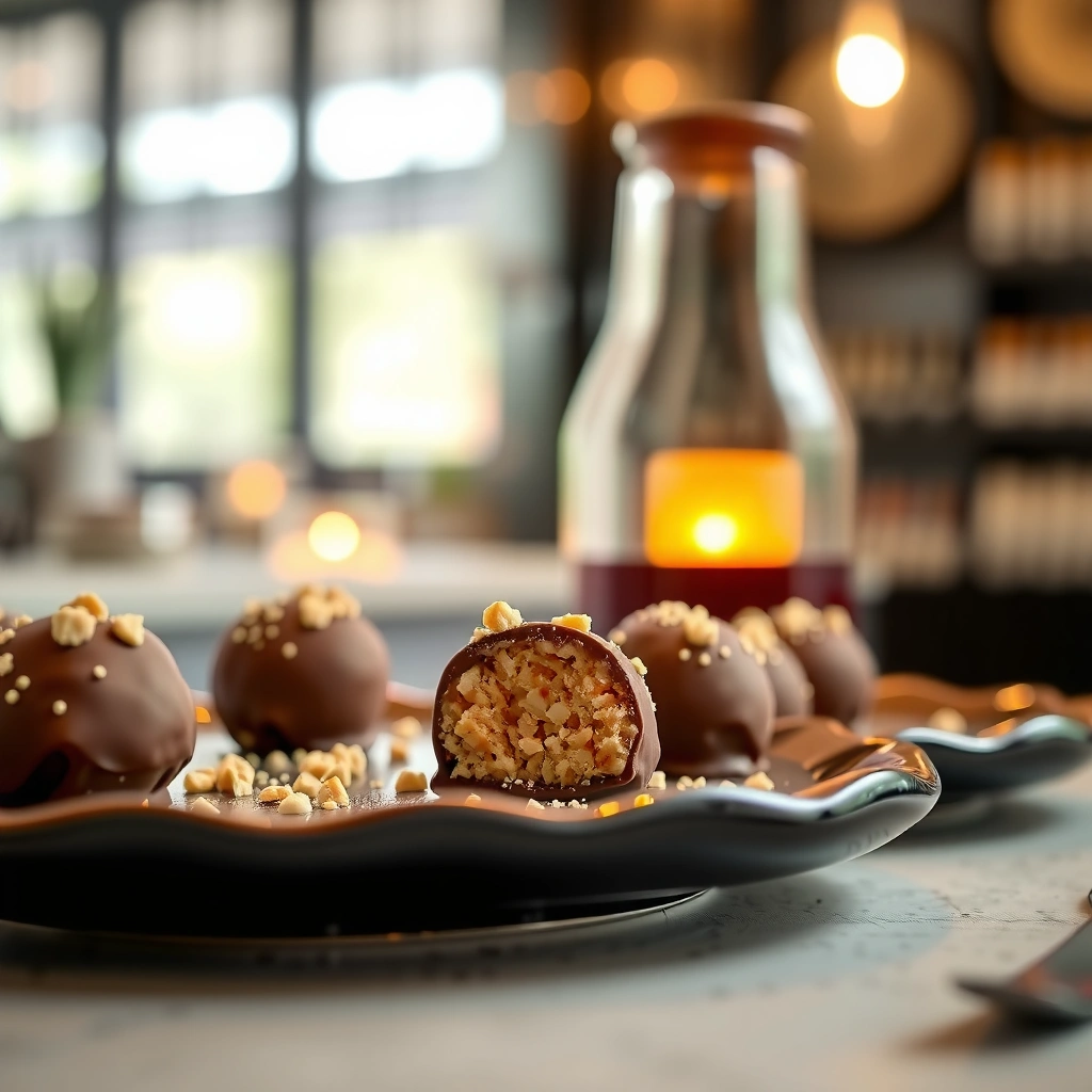 Equipment Setup - chocolate covered peanutbutter balls recipe