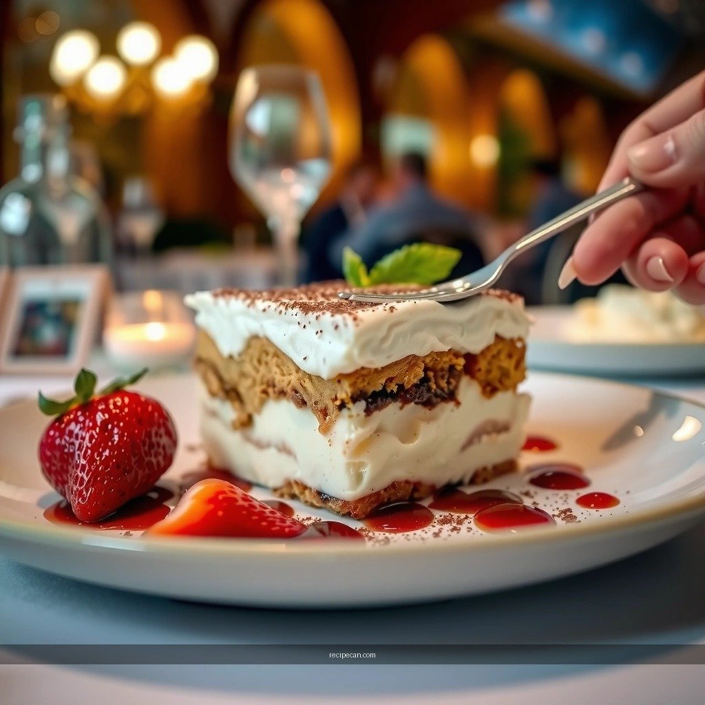Espresso - tiramisu recipe with mascarpone cheese