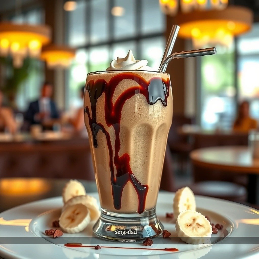Extra Creamy - chocolate banana milkshake recipe