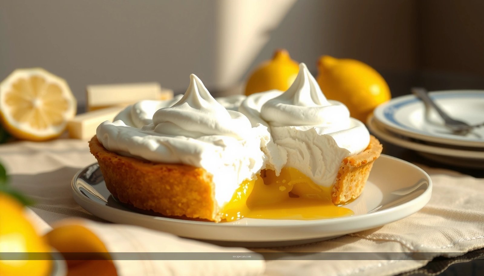 Lemon Meringue Pie Recipe with Lemon Jello Pudding
