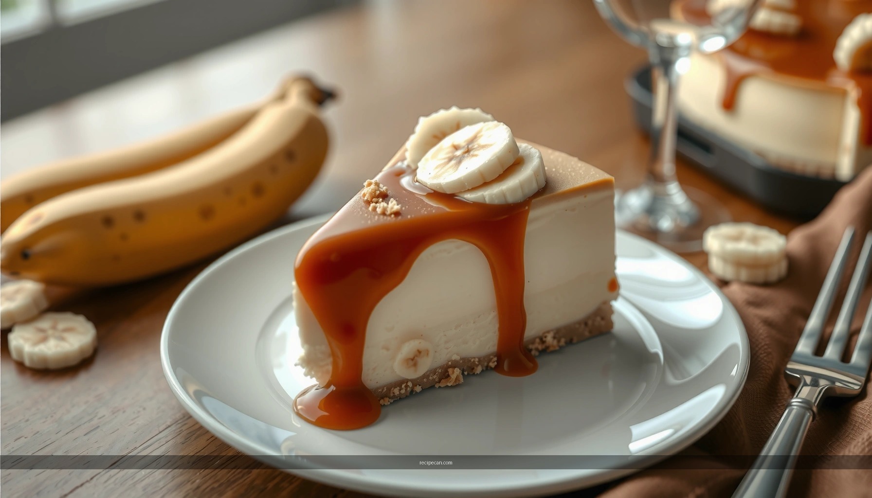 No Bake Banana Pudding Cheesecake Recipe