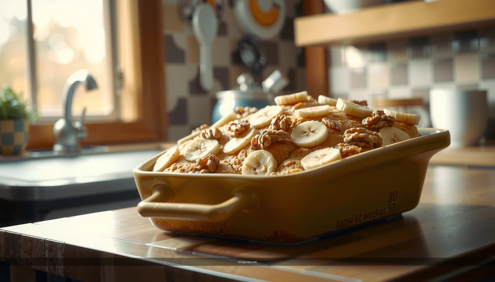 Banana Walnut Bread Pudding Recipe: Easy, Cozy, and Delicious