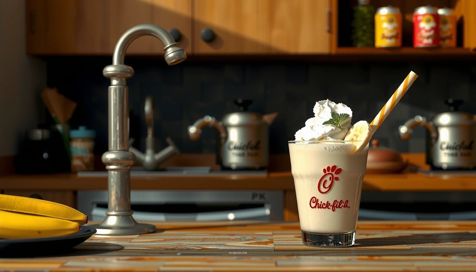 Chick-fil-A Banana Pudding Milkshake Recipe (Copycat at Home)